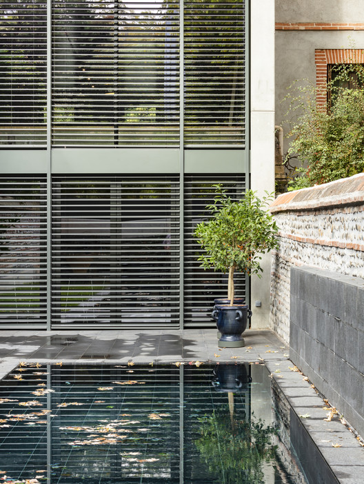 Villa T House / Taillandier Architectes Associés - Exterior Photography, Windows, Brick, Facade